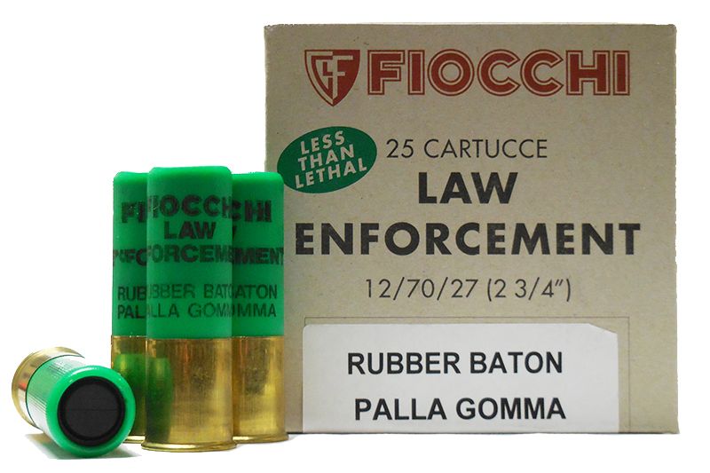 FIOCCHI 12 GA. 2-3/4″ RUBBER BATON SLUG