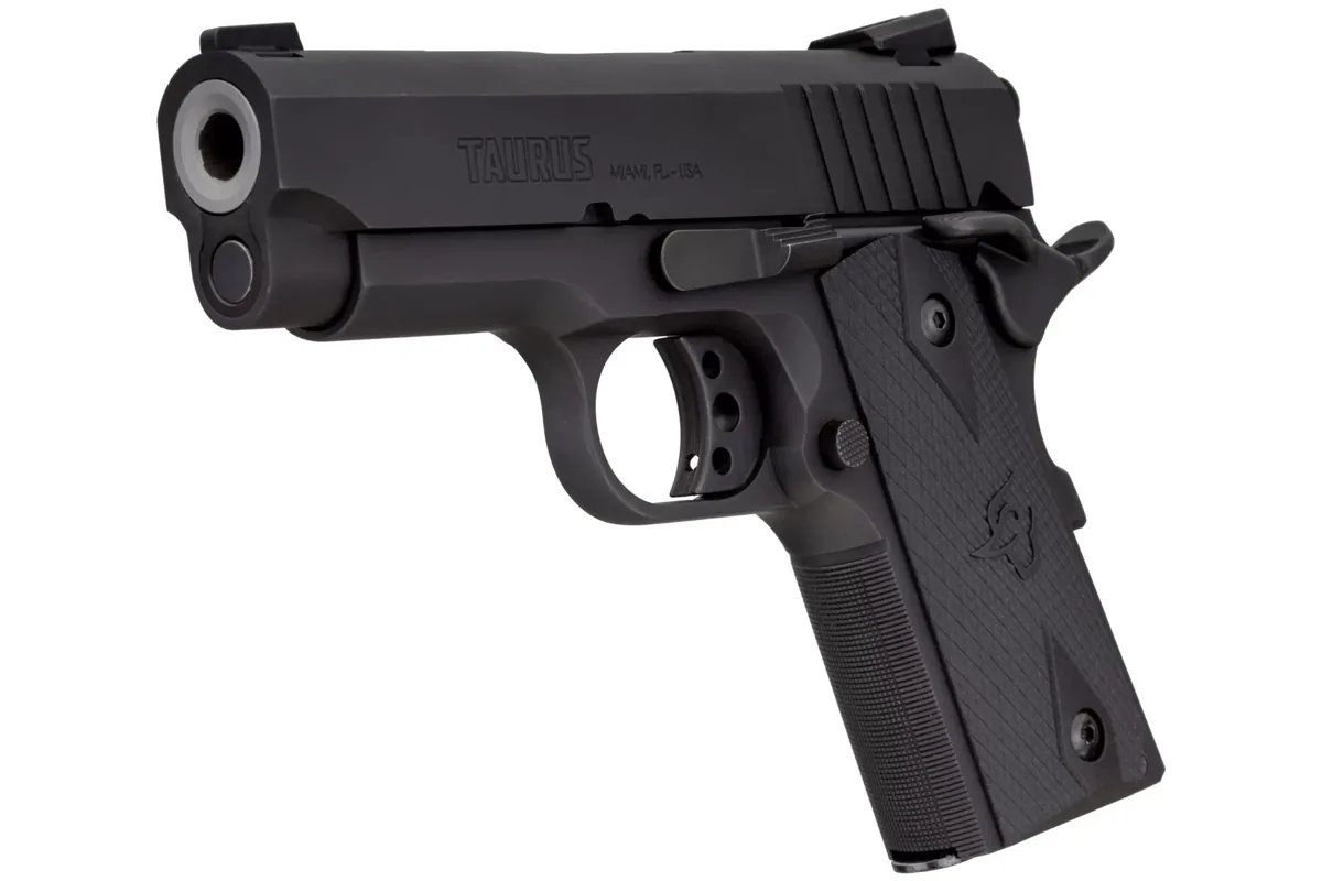 Taurus 1911 Officer 9mm, 8 Rounds — right quarter view