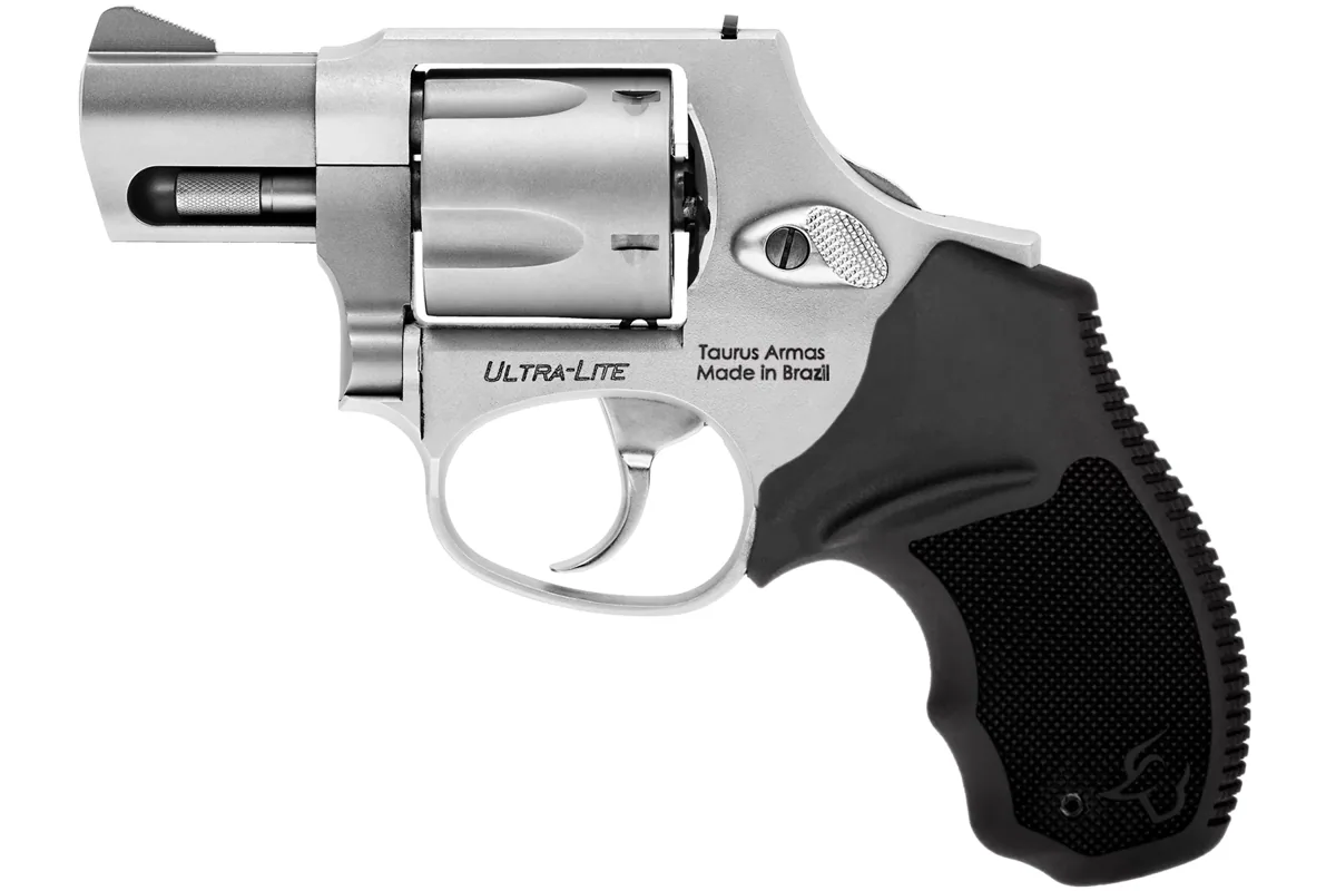 Taurus 380 1.75" Matte Natural Anodized, 5-Shot — left side view