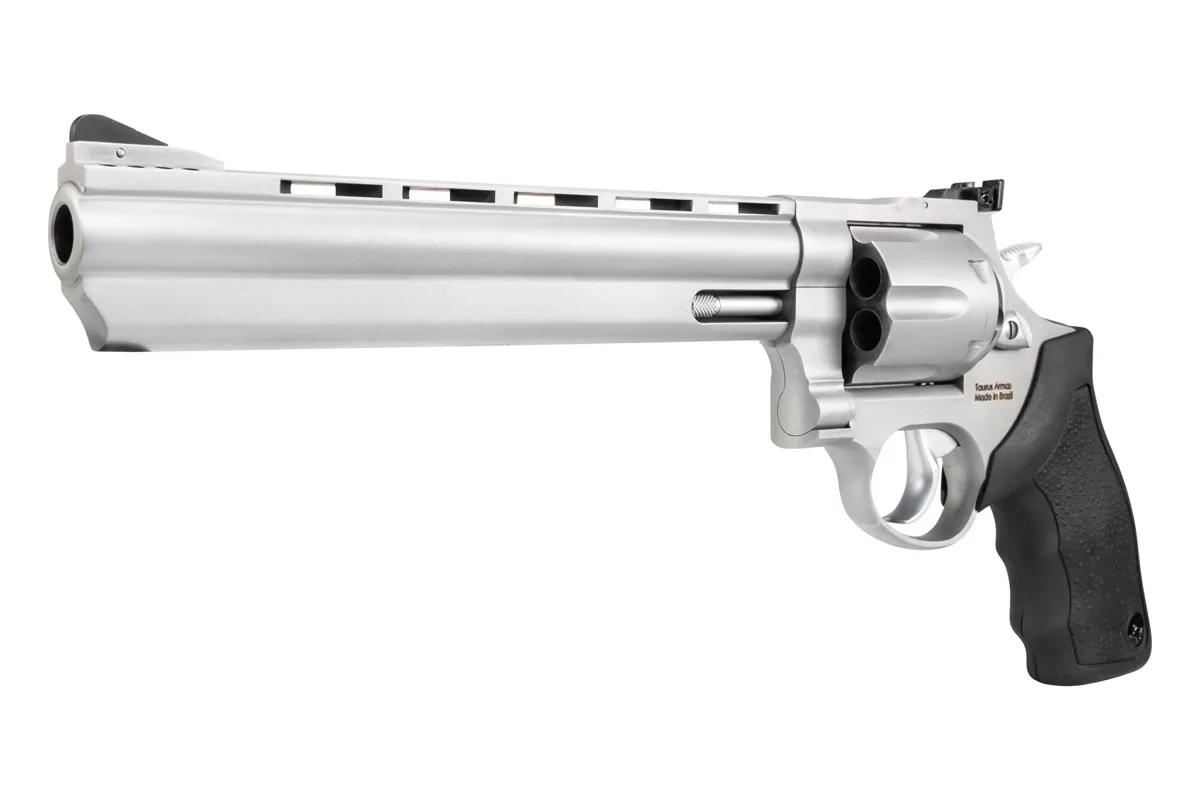 Taurus 44 8.37" Matte Stainless, 6-Shot — left side view