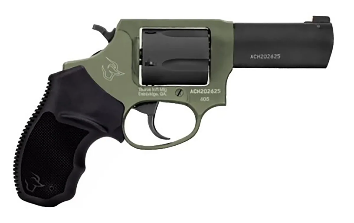 Taurus 605 Defender .38 Special 3" Black And Green, 5-Shot