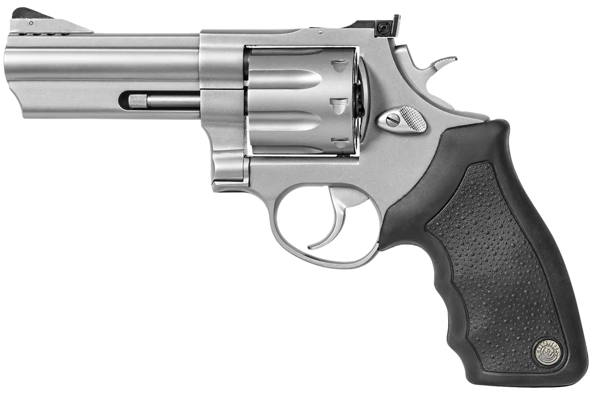 Taurus 608 .357 Mag 4" Matte Stainless, 8-Shot — left side view