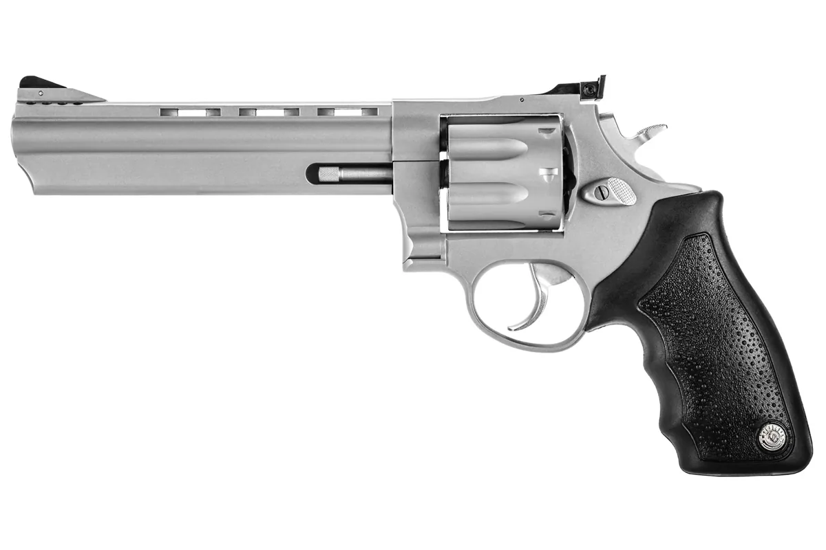 Taurus 608 .357 Mag 6.5" Matte Stainless, 8-Shot — left side view