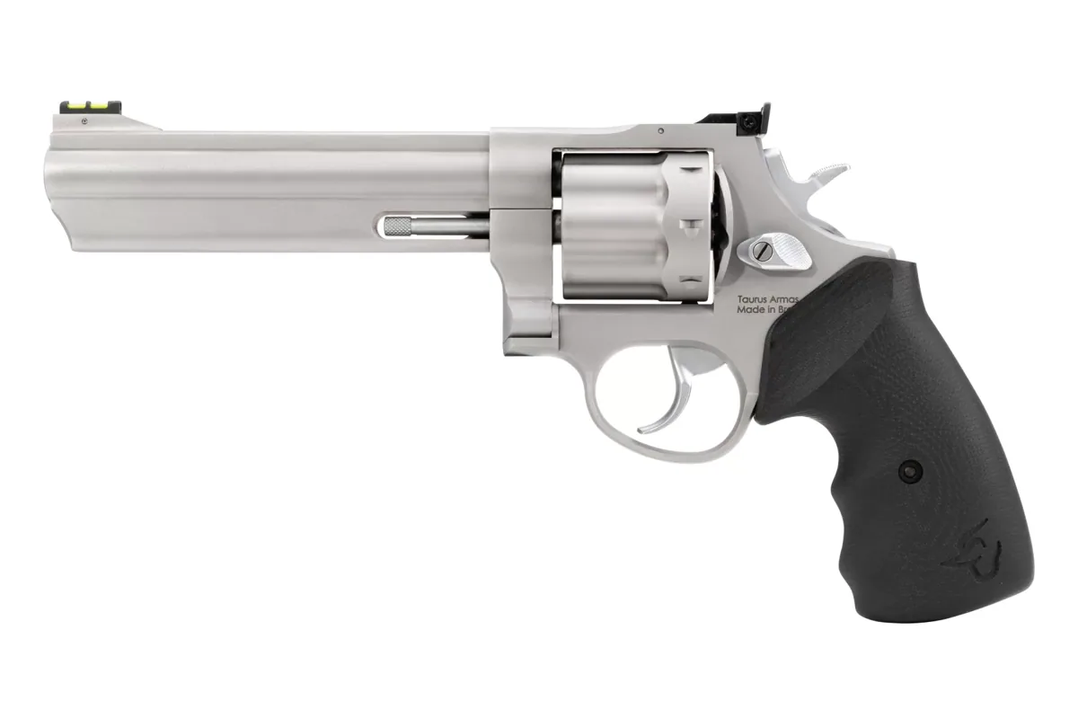 Taurus 608 Competition .357 Mag 6" Matte Stainless, 8-Shot — left side view