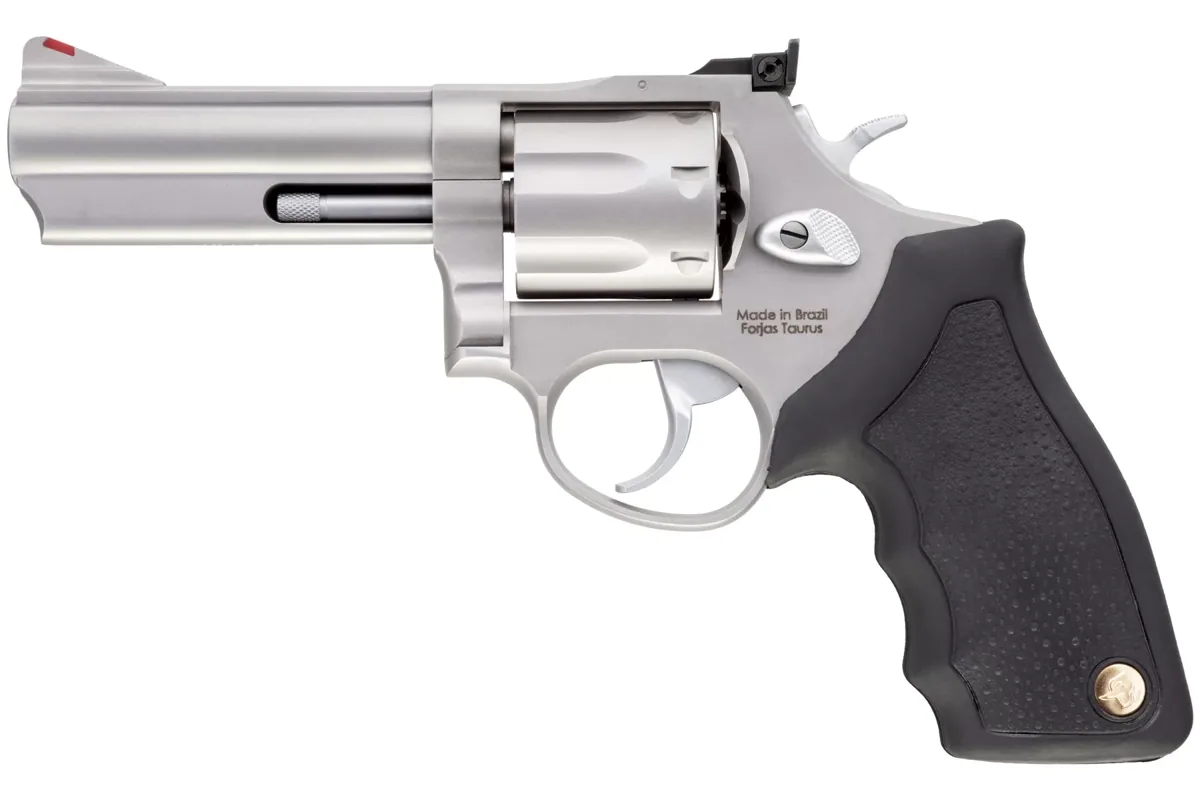 Taurus 66 .357 Mag 4" Matte Stainless, 7-Shot — left side view
