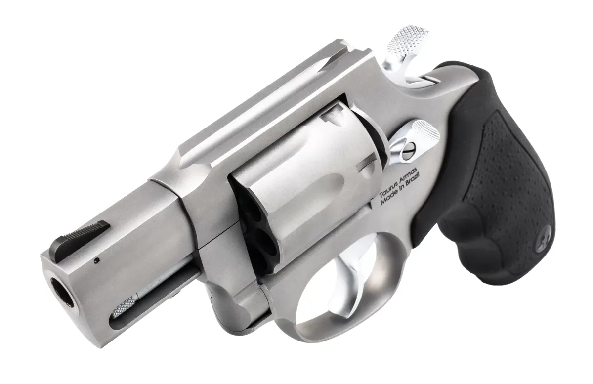 Taurus 817 .38 Special 2" Matte Stainless, 7-Shot — right quarter view