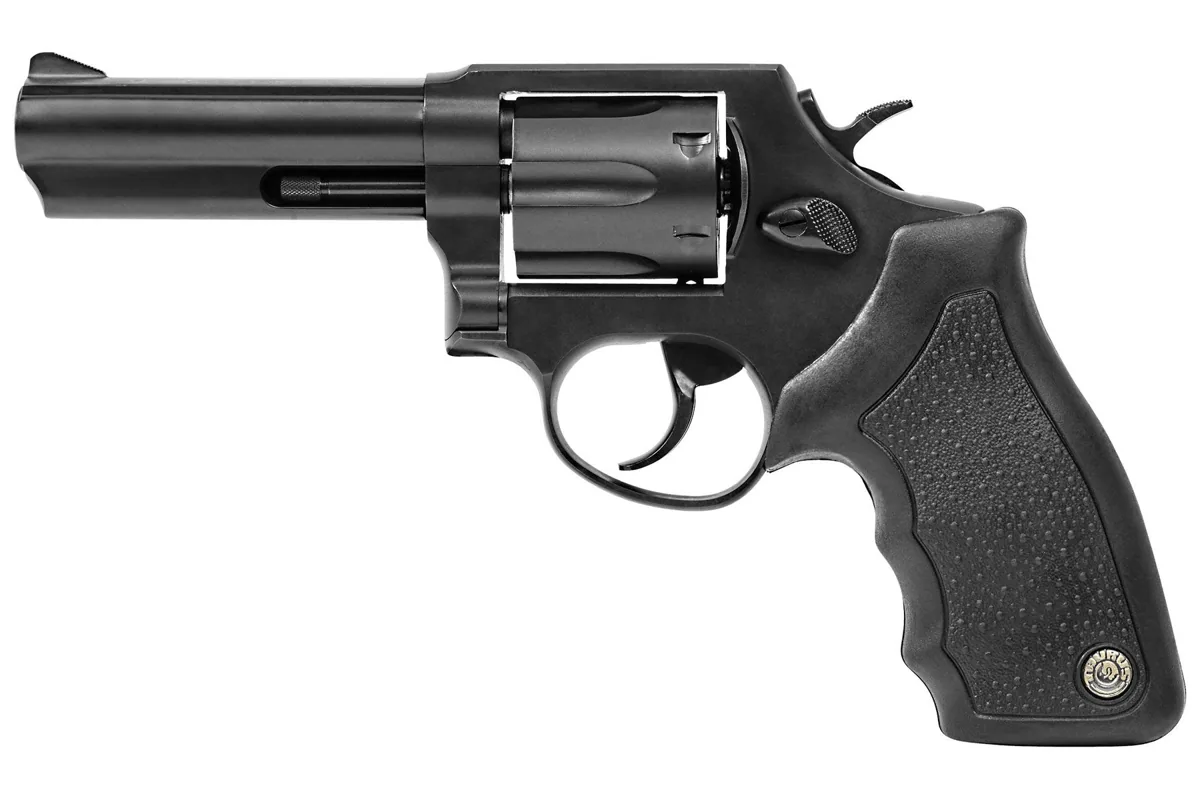 Taurus 82 .38 Special 4" Matte Black Oxide, 6-Shot — left side view