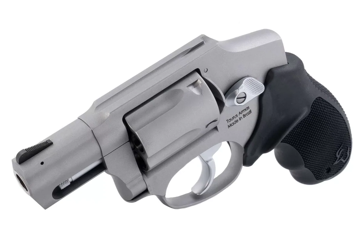 Taurus 850 .38 Spl 2" Matte Stainless, 5-Shot — right quarter view