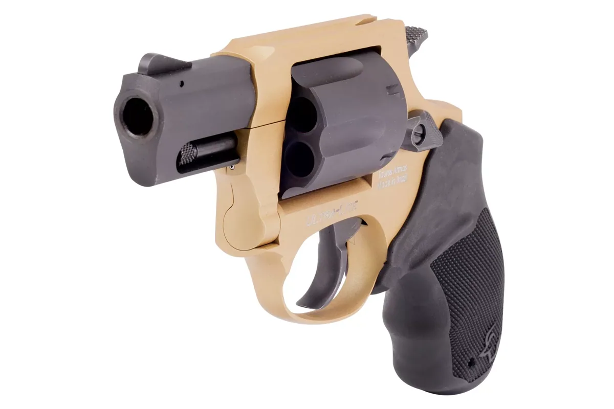 Taurus 856 .38 Special 2" Cerakote Sabre Sand, 6-Shot — right quarter view