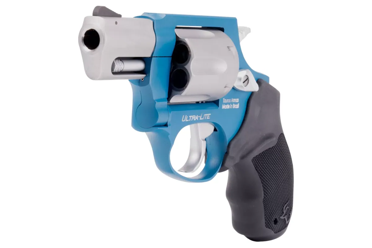 Taurus 856 .38 Special 2" Cerakote Sky Blue, 6-Shot — right quarter view