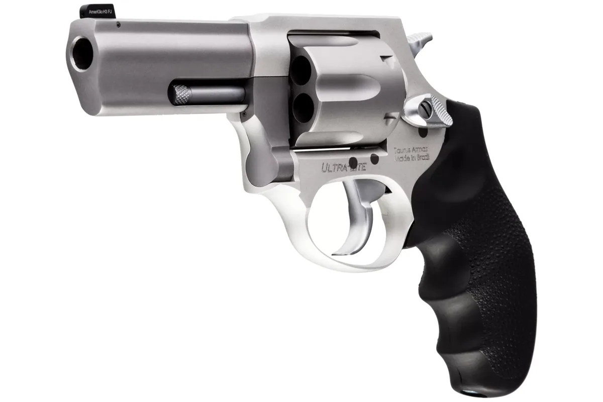 Taurus 856 .38 Special 3" Matte Stainless, 6-Shot — right quarter view