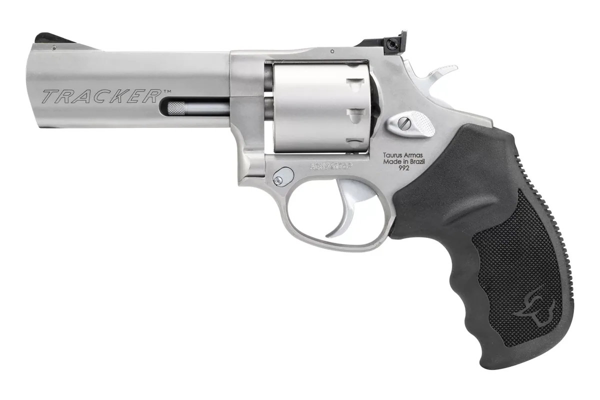 Taurus 992 Tracker .22 LR 4" Matte Stainless, 9-Shot — left side view