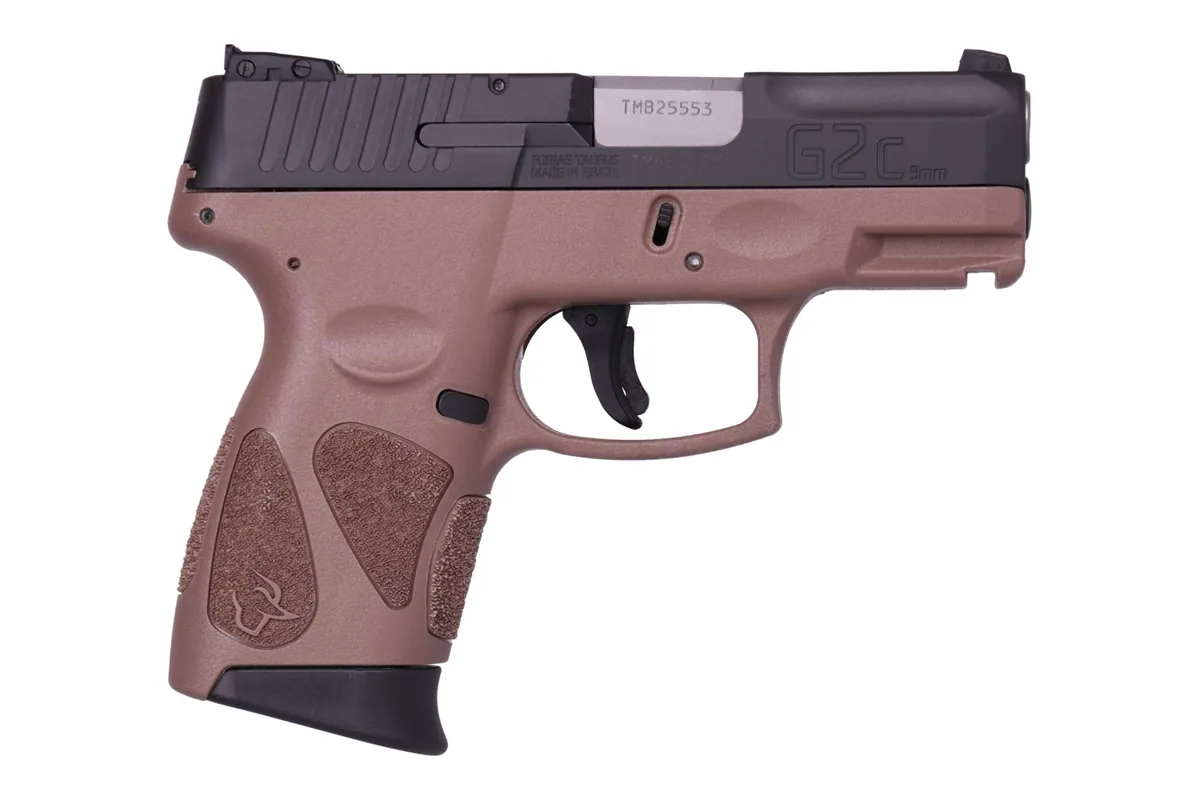 Taurus G2C .40 S&W Coyote Brown/Black, 10 Rounds