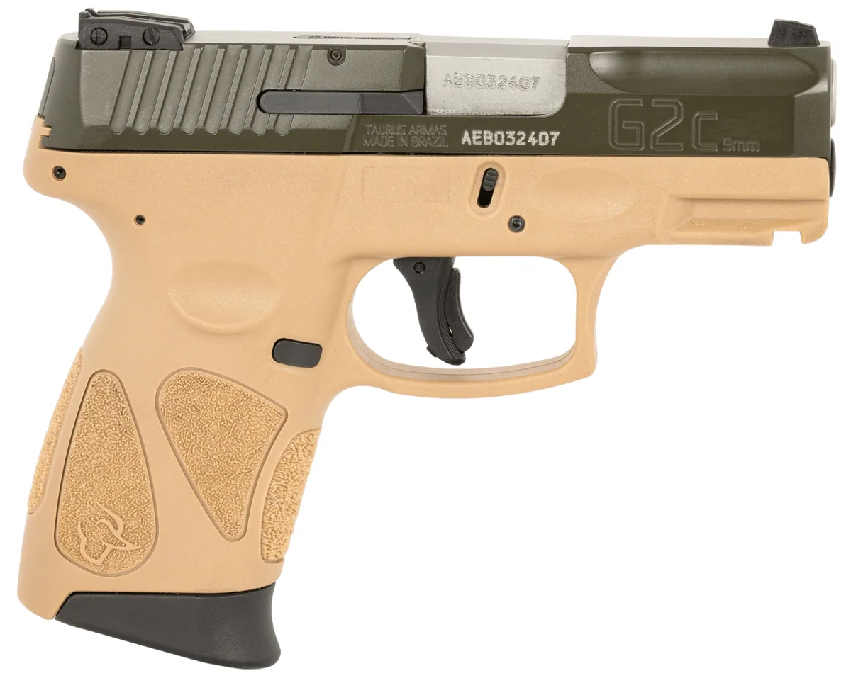 Taurus G2C 9mm Coyote Tan, 12 Rounds