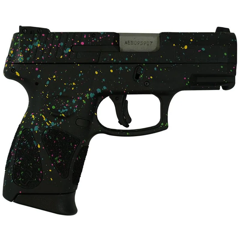 Taurus G2C Custom 9mm Black Splatter, 12 Rounds