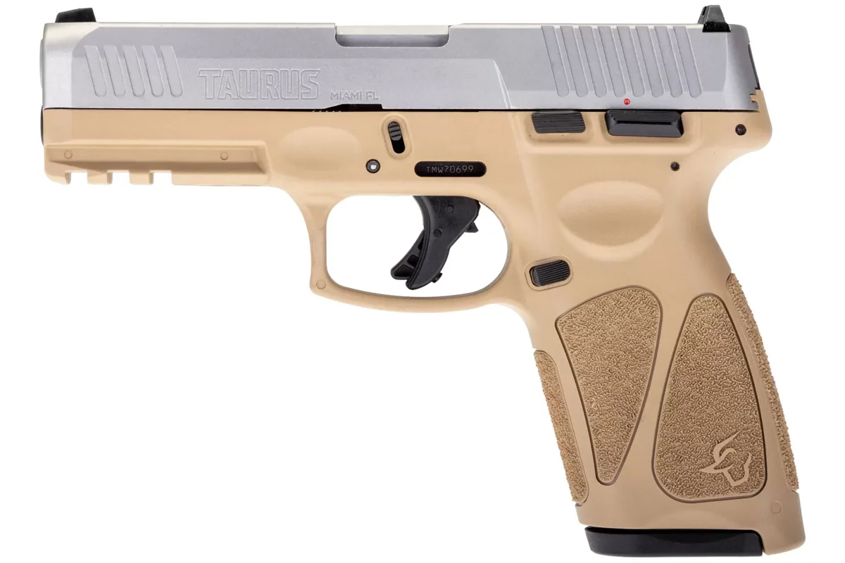 Taurus G3 9mm Tan, 15 Rounds — left side view