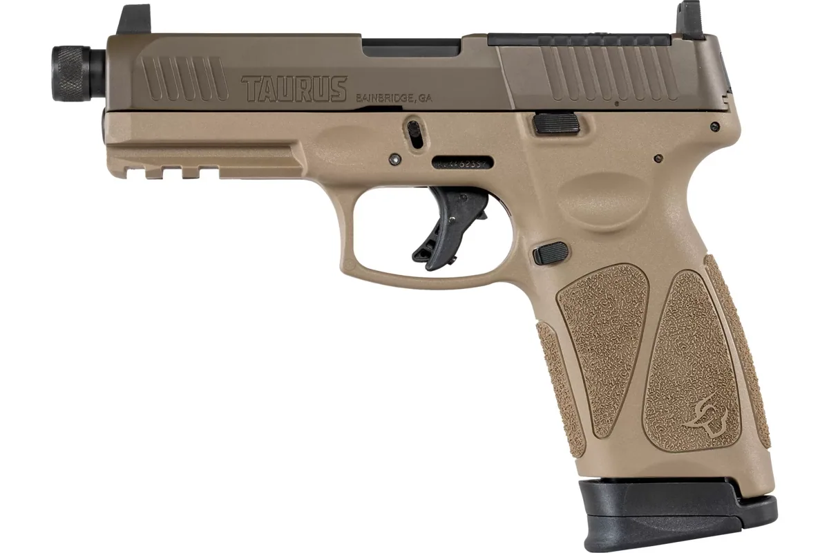 Taurus G3 Tactical 9mm FDE, 17 Rounds — left side view