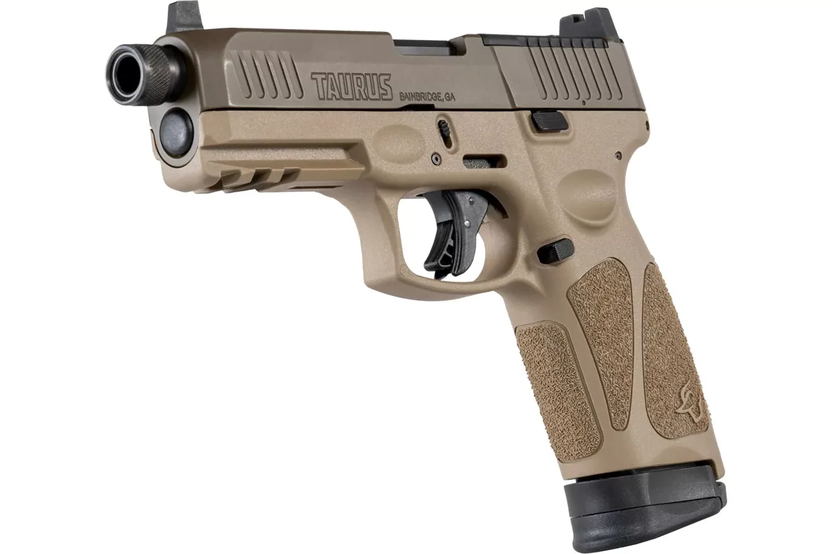 Taurus G3 Tactical 9mm FDE, 17 Rounds — right quarter view