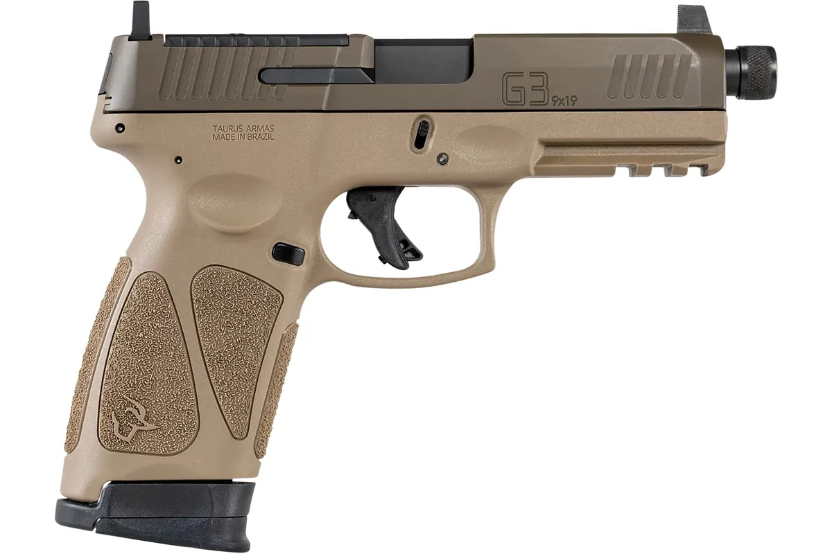 Taurus G3 Tactical 9mm Flat Dark Earth, 10 Rounds