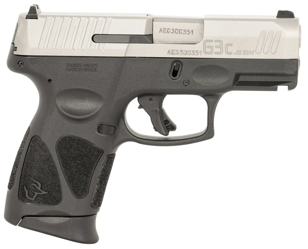 Taurus G3C .40 S&W Stainless And Black, 10 Rounds