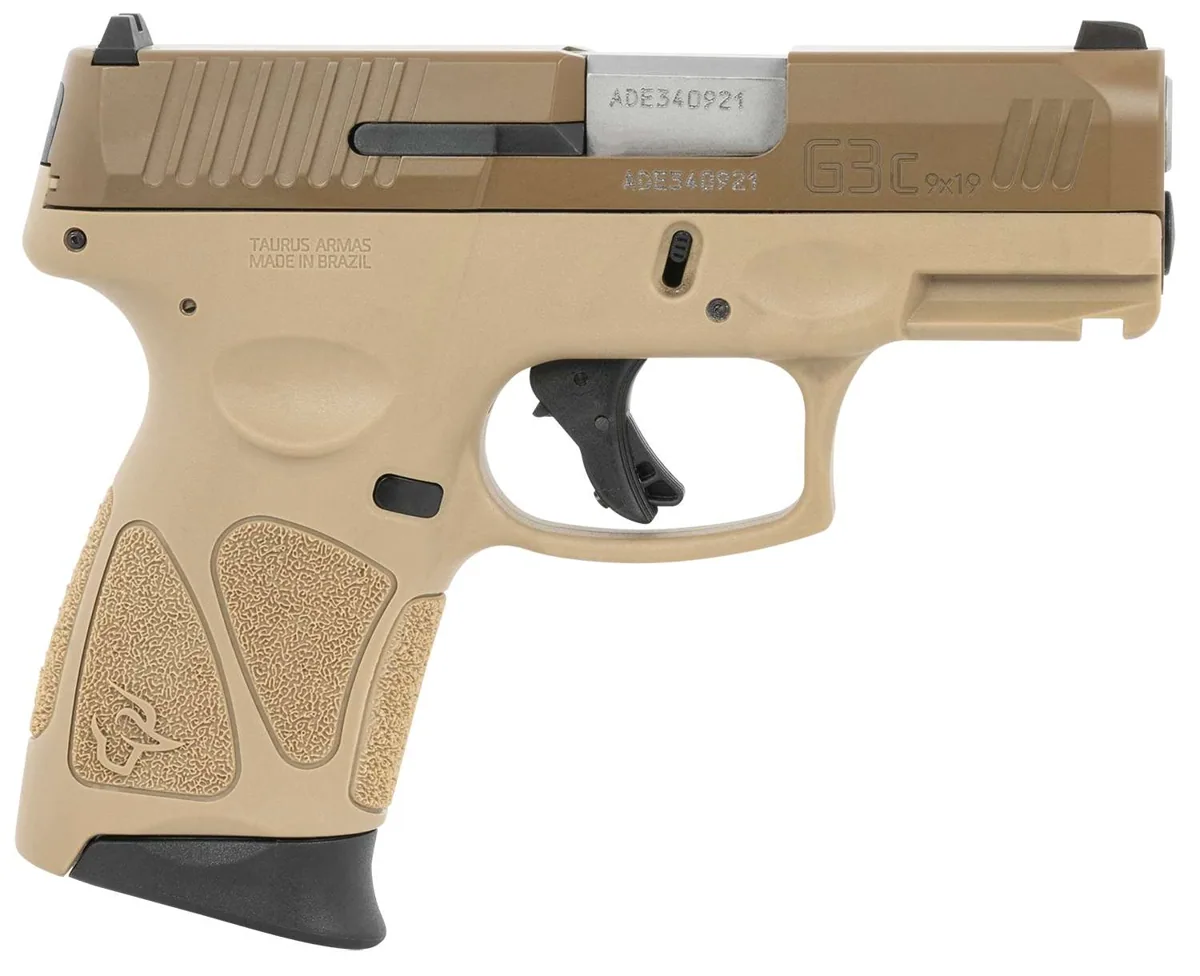 Taurus G3C 9mm Coyote Tan, 12 Rounds