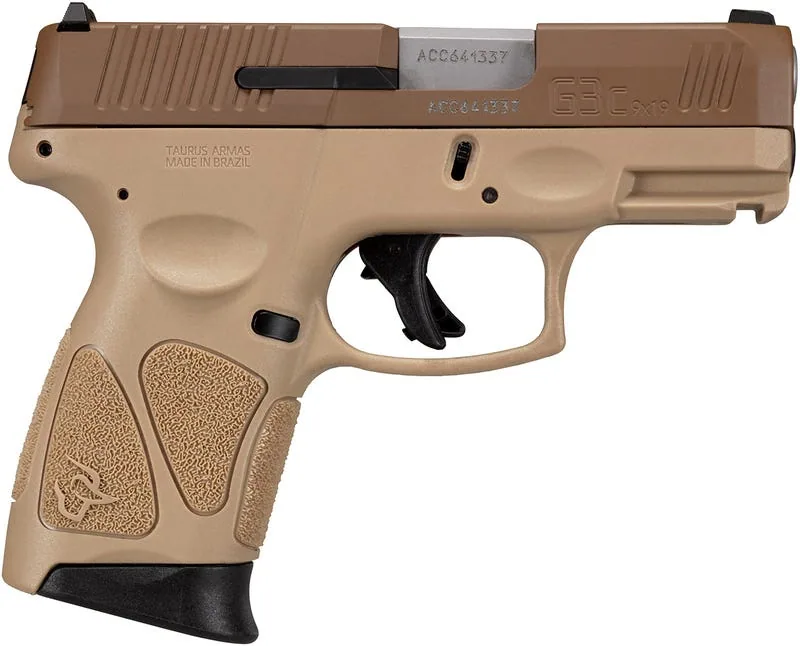 Taurus G3C Coyote Tan 9MM Flat Dark Earth, 10 Rounds