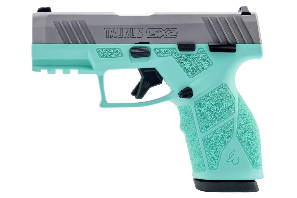 Taurus GX2 9mm Cyan, 13 Rounds — left side view