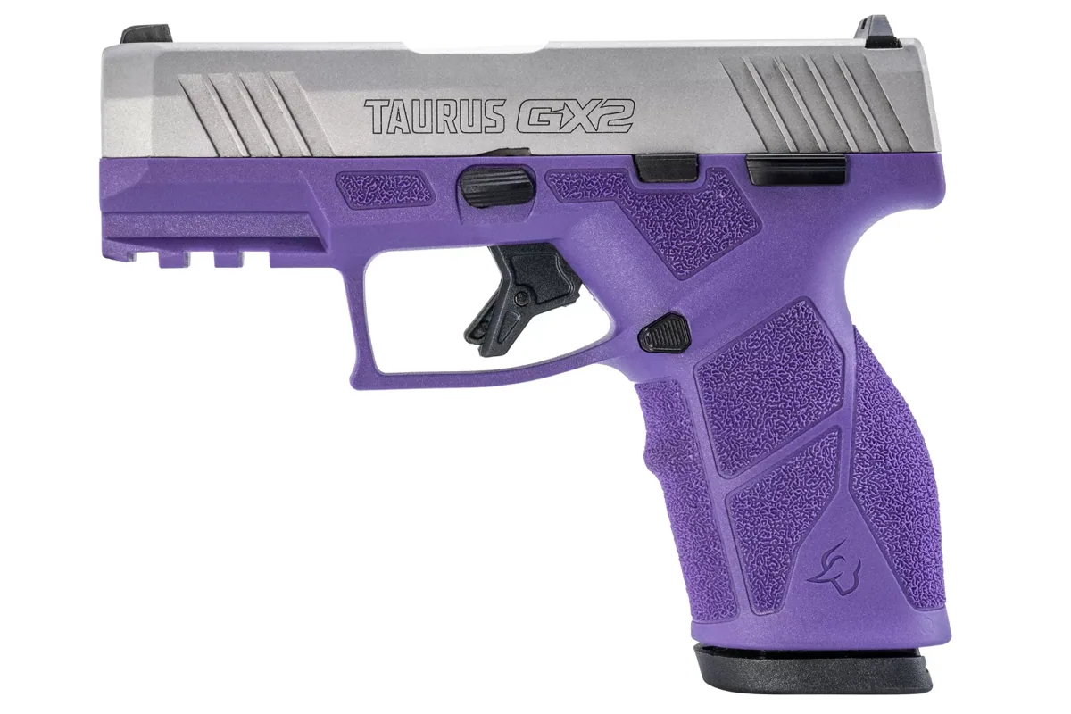 Taurus GX2 9mm Dark Purple, 13 Rounds — left side view