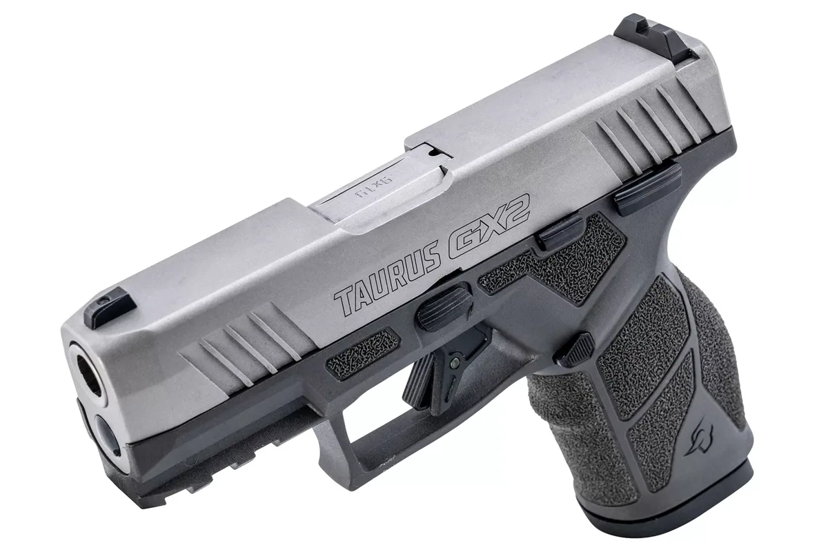 Taurus GX2 9mm Grey, 13 Rounds — right quarter view