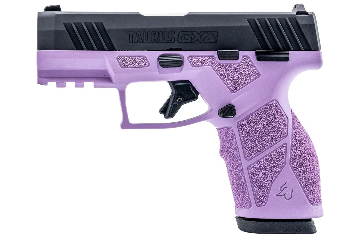 Taurus GX2 9mm Light Purple, 13 Rounds — left side view