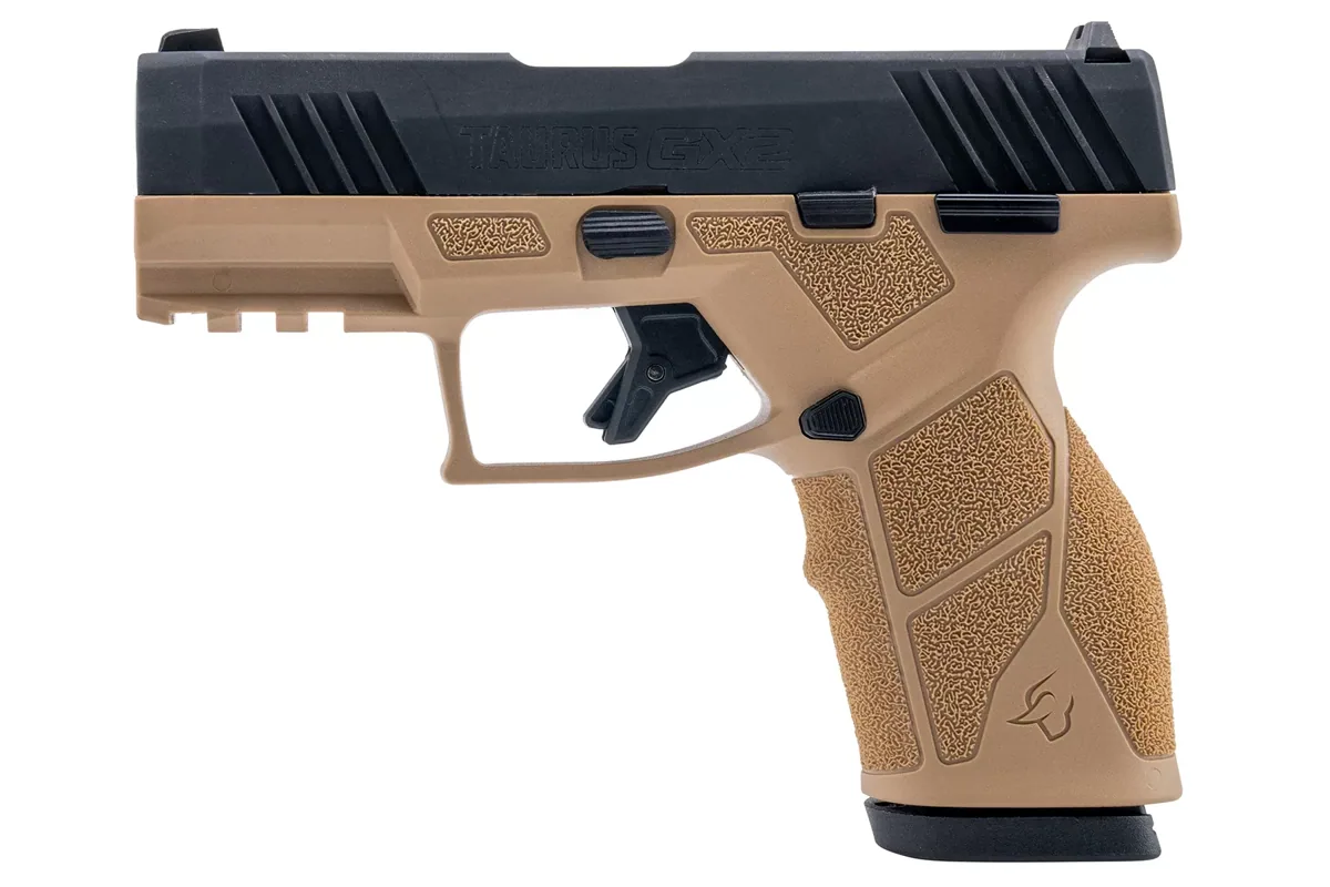 Taurus GX2 9mm Tan, 13 Rounds — left side view
