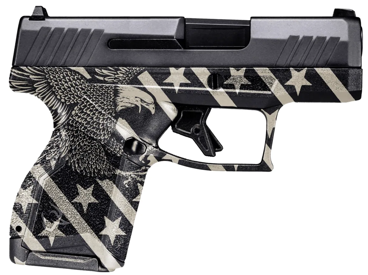 Taurus GX4 9mm Black And White Flag, 10 Rounds