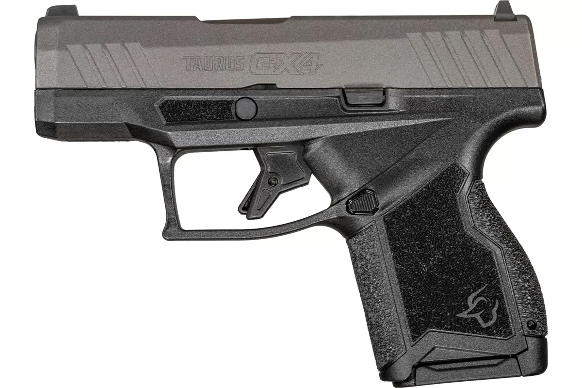 Taurus GX4 9mm Matte Stainless, 11 Rounds — left side view