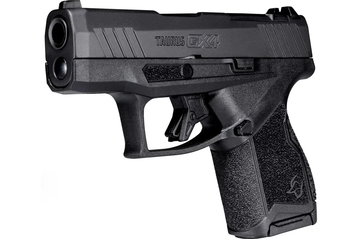 Taurus GX4 T.O.R.O. 9mm Matte Stainless, 10 Rounds — right quarter view
