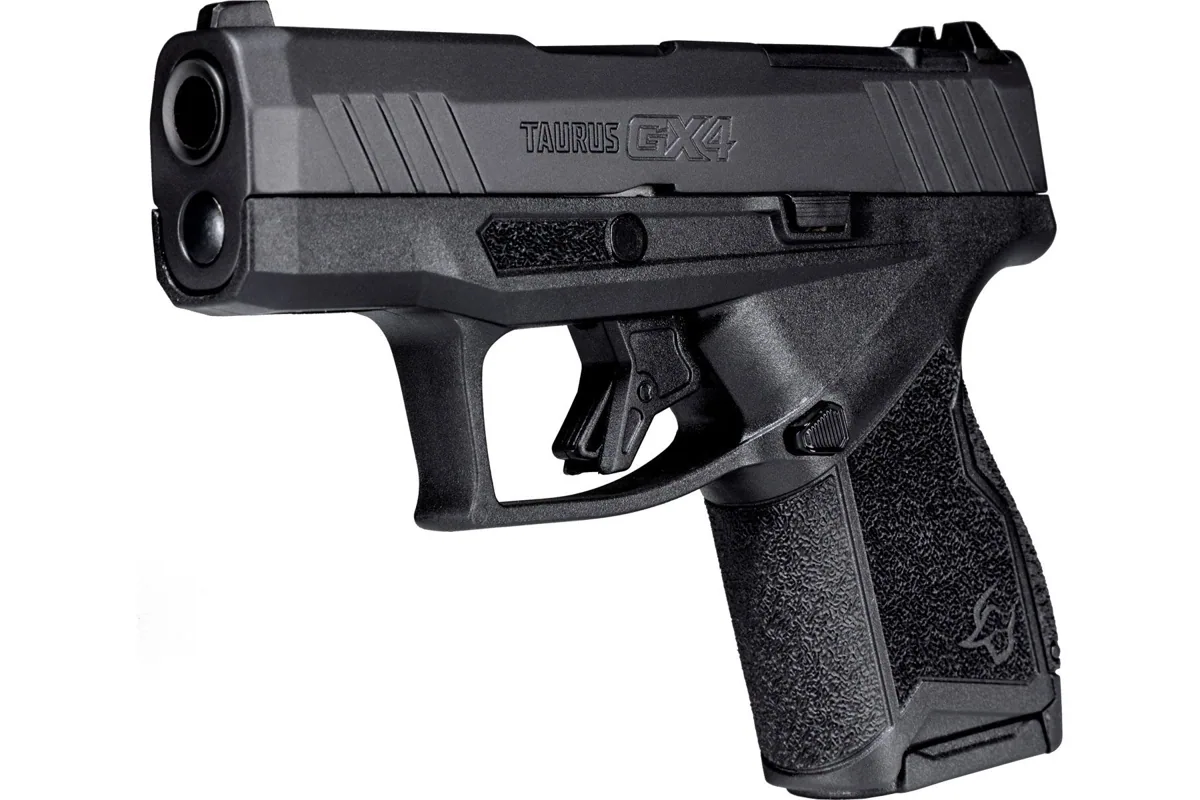 Taurus GX4 T.O.R.O. 9mm Matte Stainless, 13 Rounds — right quarter view