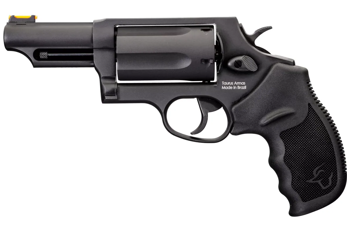 Taurus Judge .45 Colt/.410 3" Matte Black Oxide, 5-Shot — left side view
