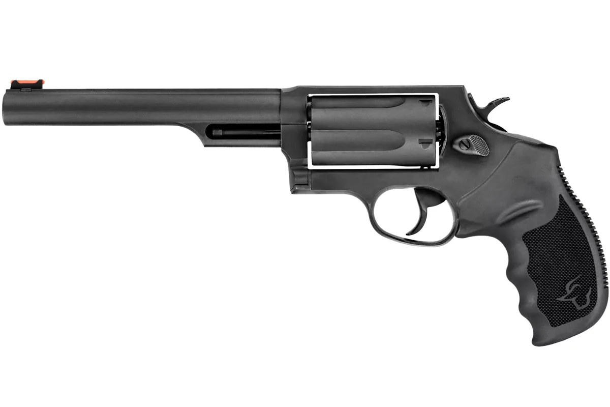 Taurus Judge .45 Colt/.410 6.5" Matte Black Oxide, 5-Shot — left side view