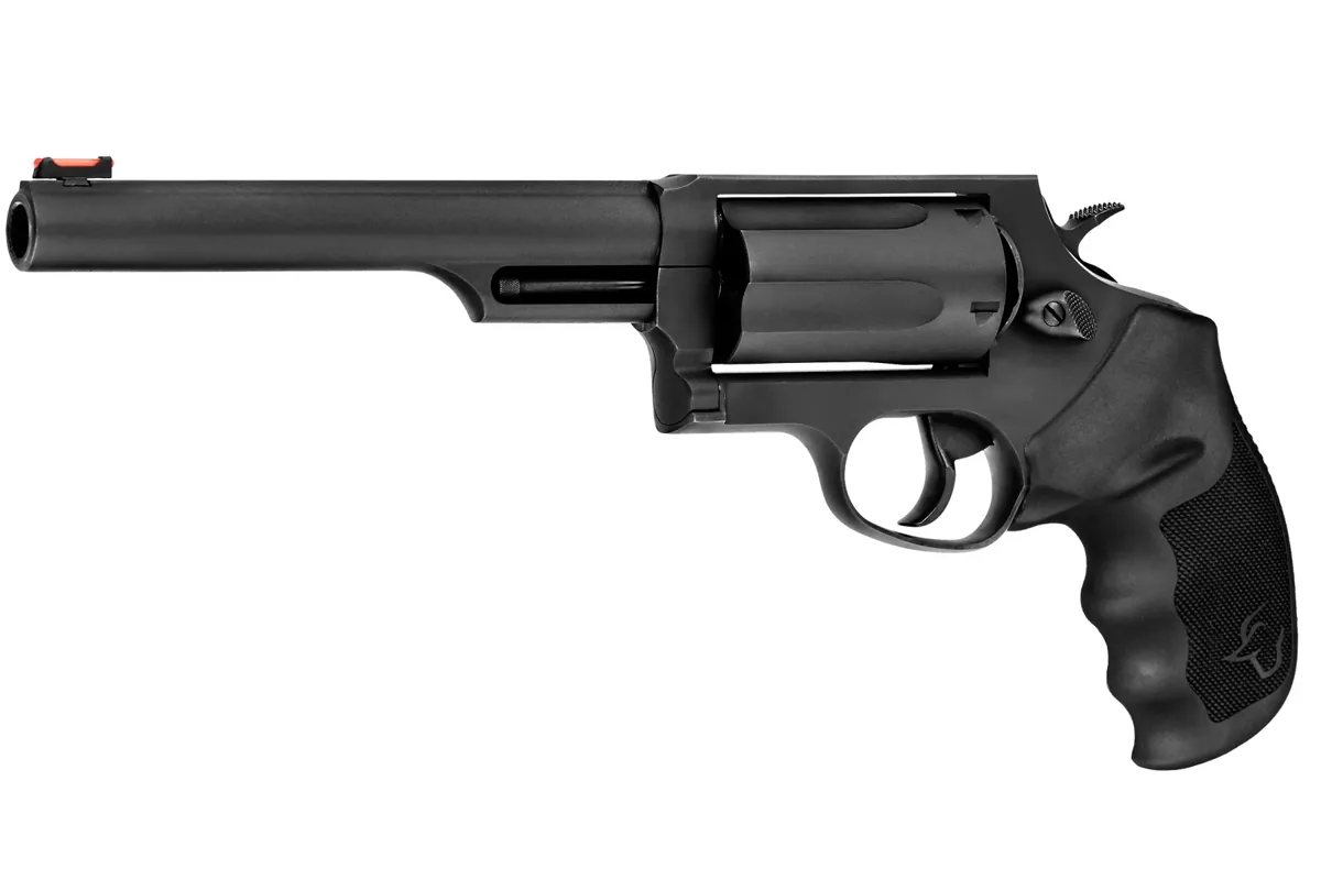 Taurus Judge .45 Colt/.410 6.5" Matte Black Oxide, 5-Shot — right quarter view