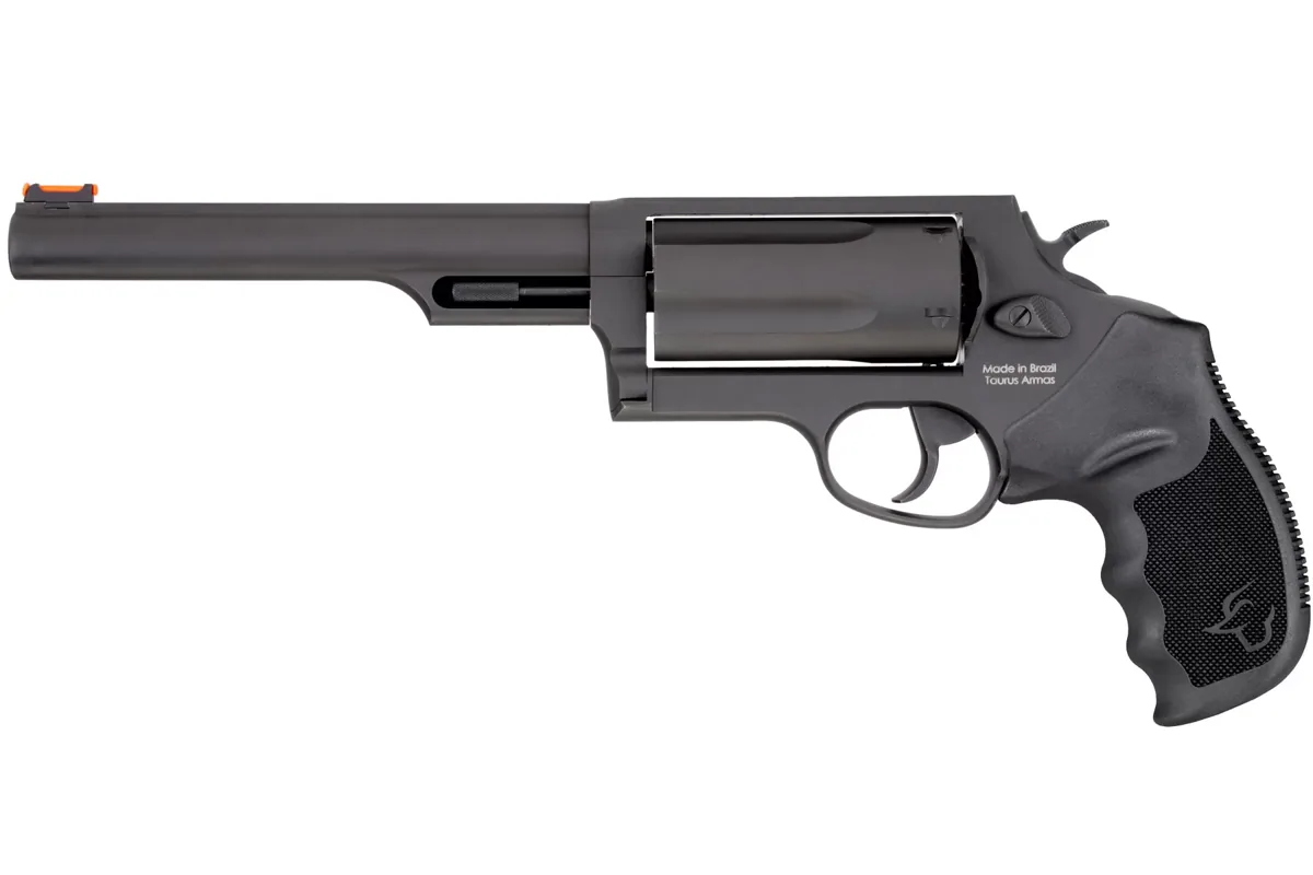 Taurus Judge Magnum .45 Colt/.410 6.5" Matte Black Oxide, 5-Shot — left side view