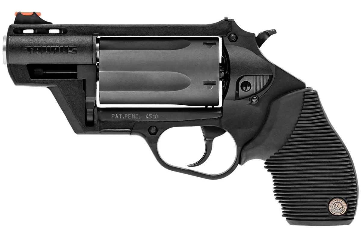 Taurus Judge Public Defender Polymer .45 Colt/.410 2.5" Black Polymer, 5-Shot — left side view
