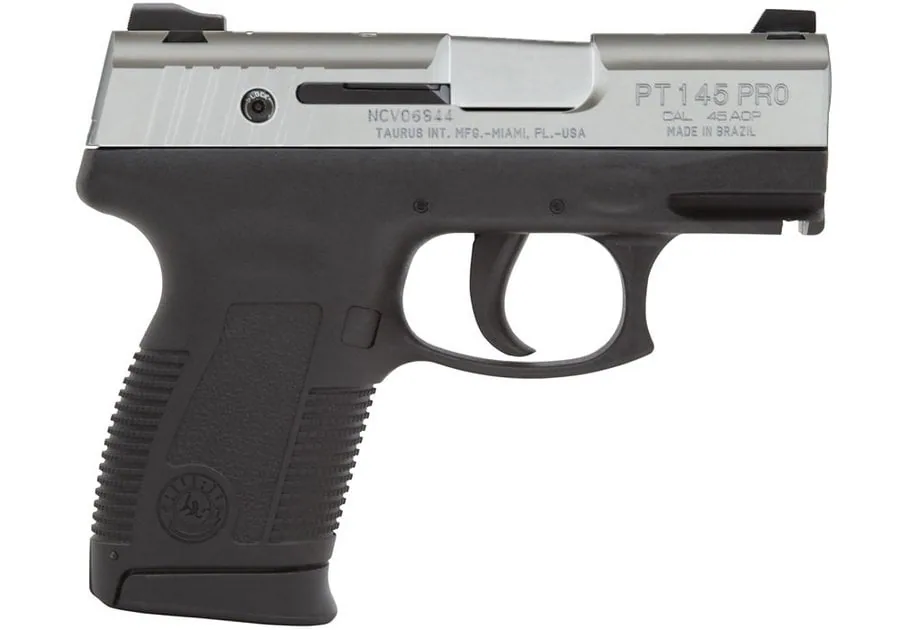 Taurus PT-145 Millennium Pro .45 ACP Black And Silver, 10 Rounds