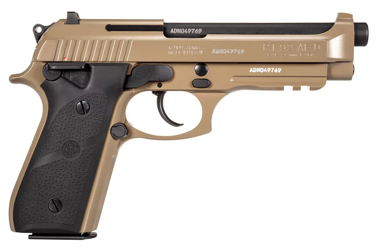 Taurus PT92 9mm Cerakote FDE, 17 Rounds