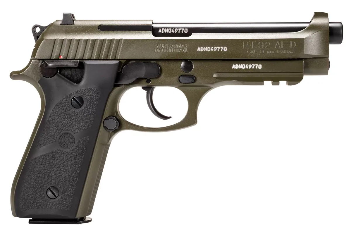Taurus PT92 9mm Cerakote OD Green, 17 Rounds