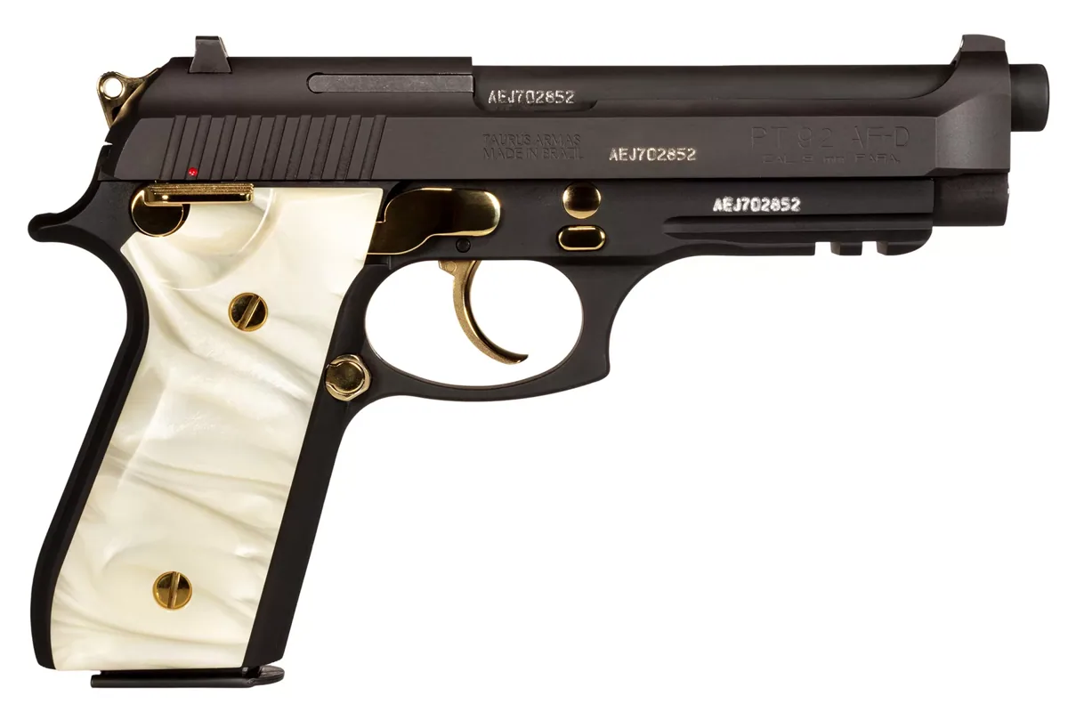 Taurus PT92 9mm Natural Anodized, 17 Rounds