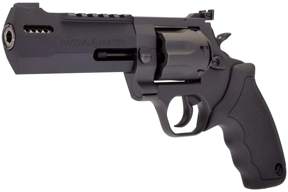 Taurus Raging Hunter .357 Mag 5.12" Matte Black Oxide, 7-Shot — right quarter view