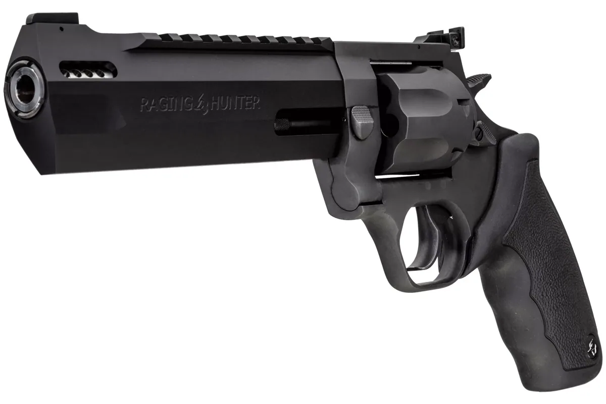 Taurus Raging Hunter .357 Mag 6.75" Matte Black Oxide, 7-Shot — right quarter view