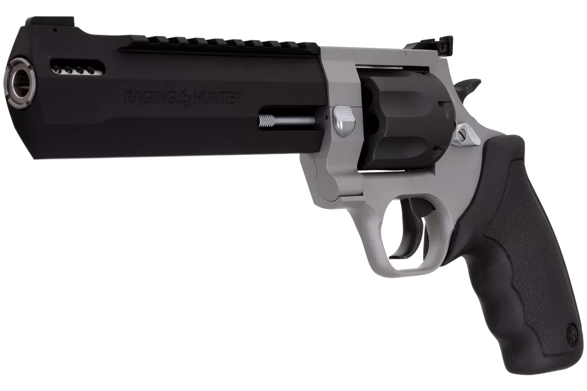 Taurus Raging Hunter .357 Mag 6.75" Matte Stainless, 7-Shot — right quarter view