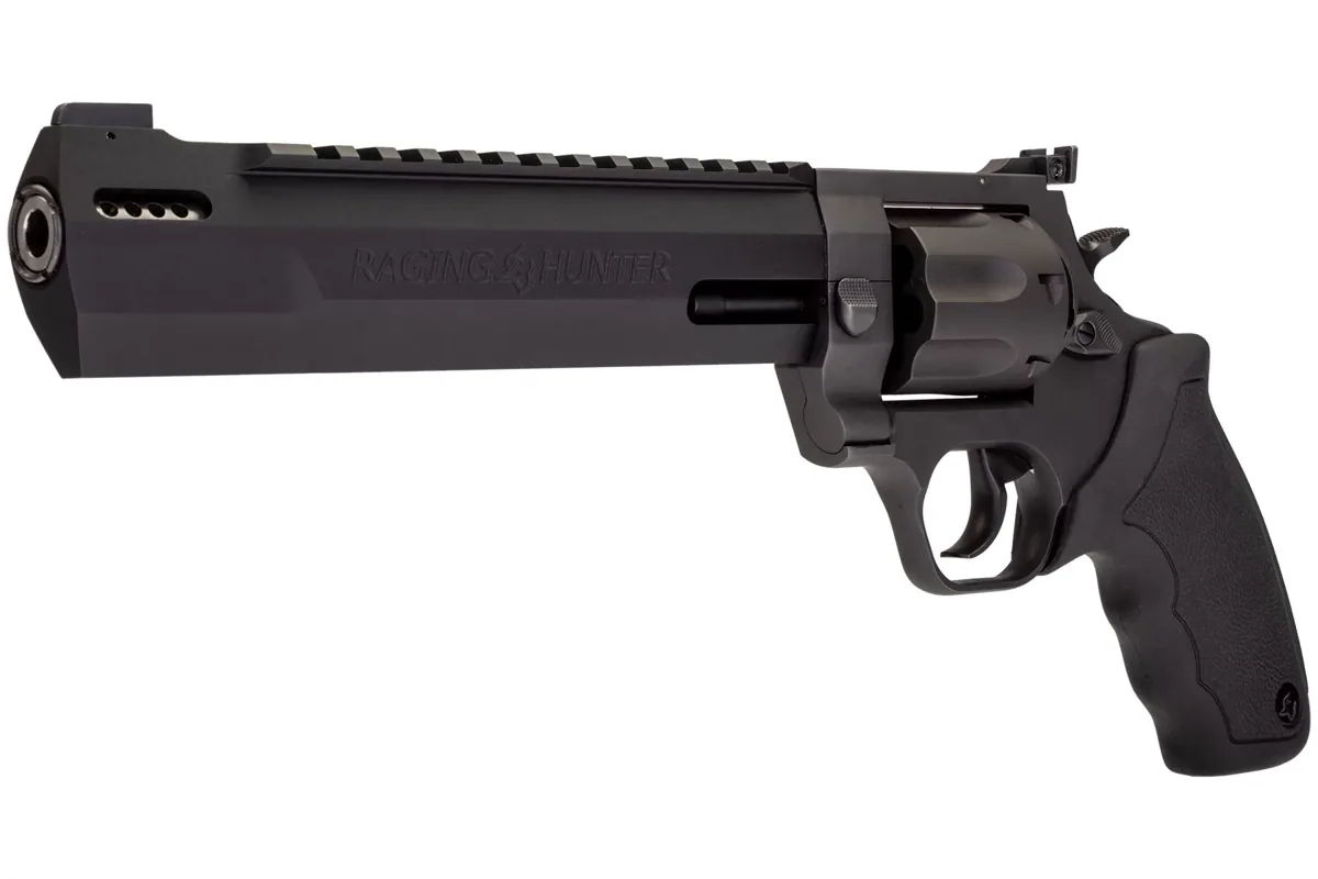 Taurus Raging Hunter .357 Mag 8.37" Matte Black Oxide, 7-Shot — right quarter view