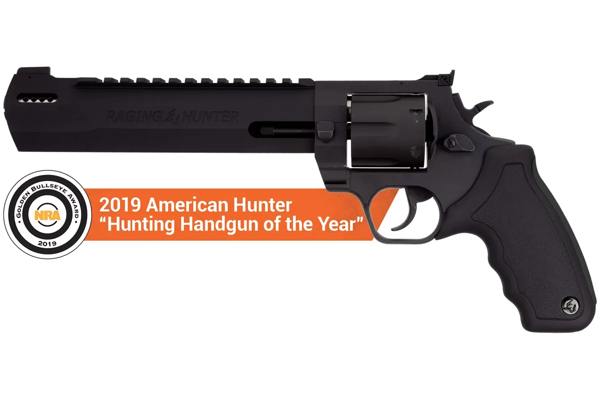 Taurus Raging Hunter .44 Mag 8.37" Matte Black Oxide, 6-Shot — left side view