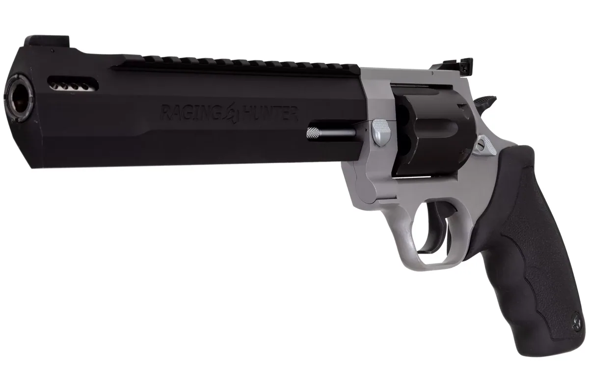 Taurus Raging Hunter .44 Mag 8.37" Matte Stainless, 6-Shot — right quarter view